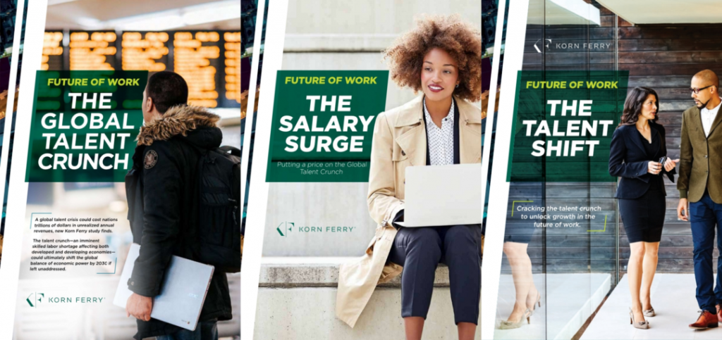 Banner from the Korn Ferry Future of Work campaign